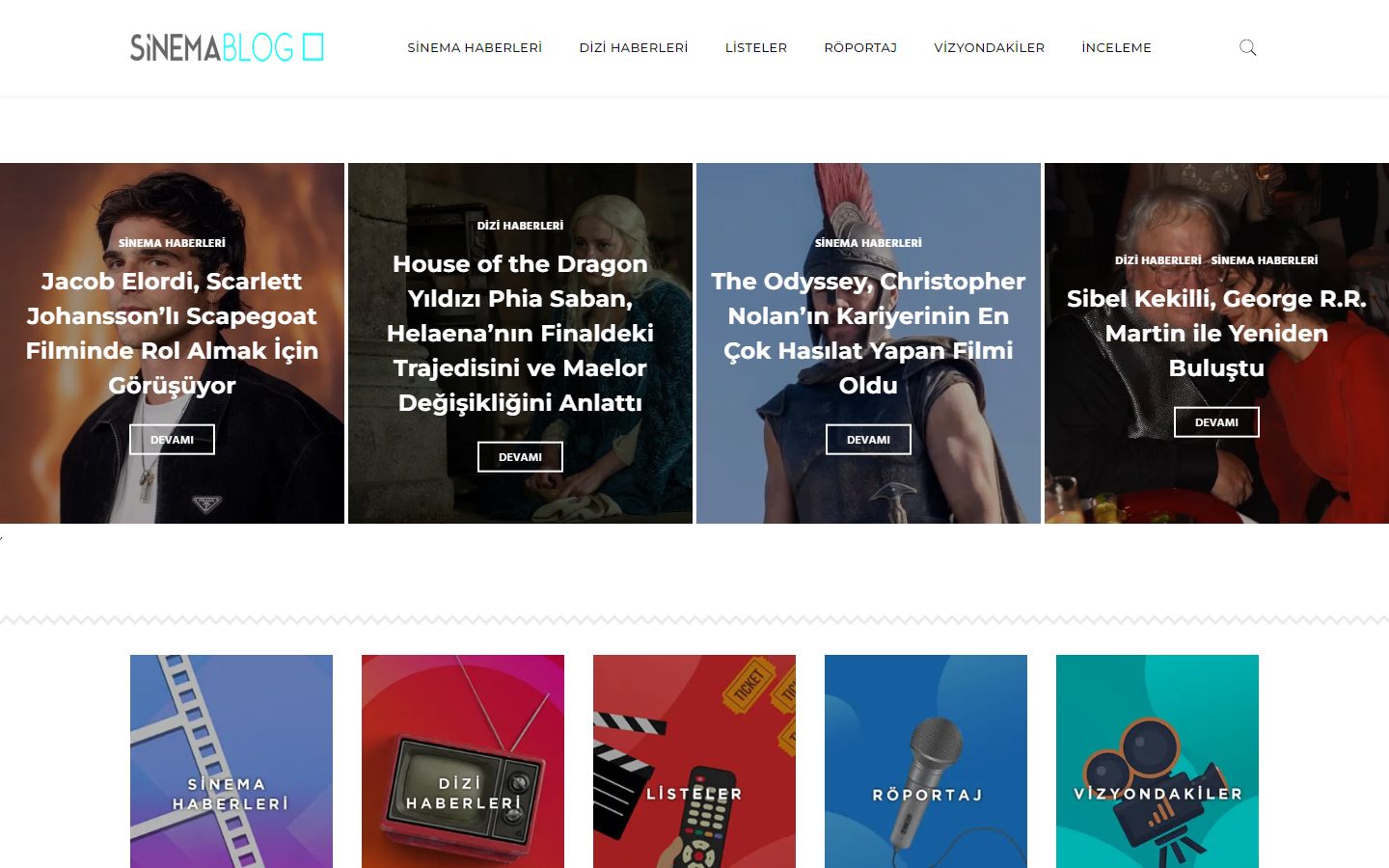Sinema TV Blog — Blog