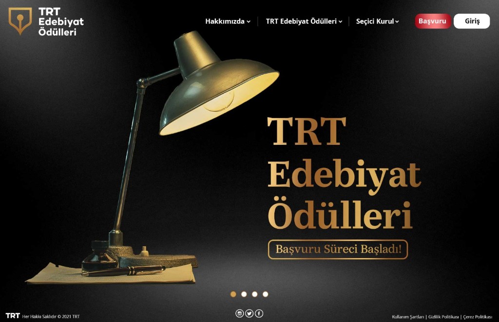 TRT Edebiyat Ödülleri — Özel yazılım